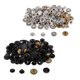 thumbnail image 1 of Venta Al Por Mayor 60pcs Metal Snap Fasteners Botones De Cobre para de material cuero Bolsos Decoración Gloria Sujetadores metálicos a presión, 1 of 9