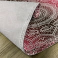 thumbnail image 5 of Ambesonne Mandala Place Mats Set of 4, Retro Bohemian Ombre, Standard Size, Hot Pink and Brown, 5 of 6