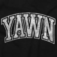 thumbnail image 2 of Funny Sleep Varsity Athlete Yawn Joke Crewneck T Shirts Boy Girl Teen Brisco Brands S, 2 of 6