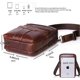 thumbnail image 2 of Men's Genuine Leather Cowhide Vintage Messenger Bag Shoulder Crossbody Bag for Laptop Travel Business Use, 2 of 5