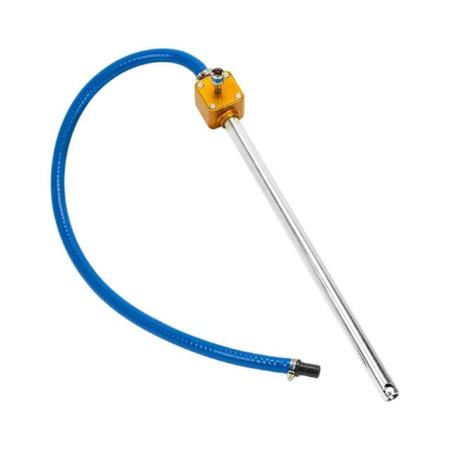 Siruishop Pompe à Carburant Manuelle Pompe Électrique Siphon Portable pour Véhicules Pompe de Transfert Portable