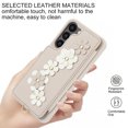 thumbnail image 4 of Tianyeda Compatible with Samsung Galaxy S26 Case Wallet with Card Holder, Shockproof with Stand Crossbody Wrist Strap Women Cases for Samsung S26 White, 4 of 5
