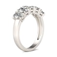 thumbnail image 6 of Blue Jewelry 14K White Gold Plated Rings - 1.6 Ct Oval Cut Diamond Rings - Gorgeous Multi Stone Anniversary Gift for Women's - Engagement Wedding Diamond Band Jewelry - Causal Daily Wear Ring, 6 of 11