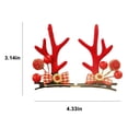 thumbnail image 3 of Christmas Decorations Clearance, Christmas Headband, Christmas Party Gift Decorations, Christmas Gift Photography, Christmas Tree Snowman Reindeer Antlers, Santa Claus Hat for Xmas Decor, 3 of 7