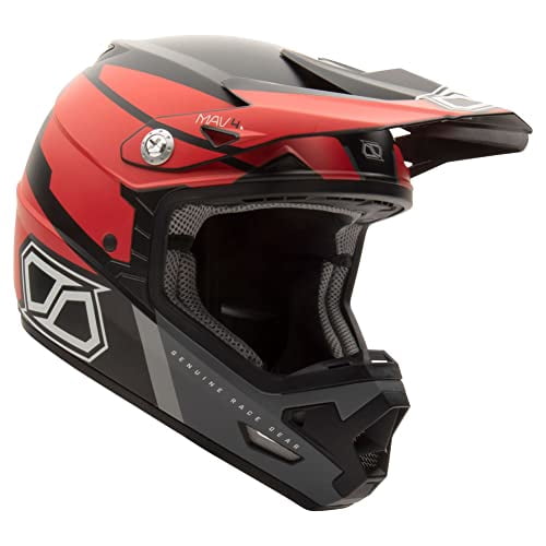 MSR Mav4 Inertia w/MIPS Dirt Bike Motocross Helmet (X-Small, Red)