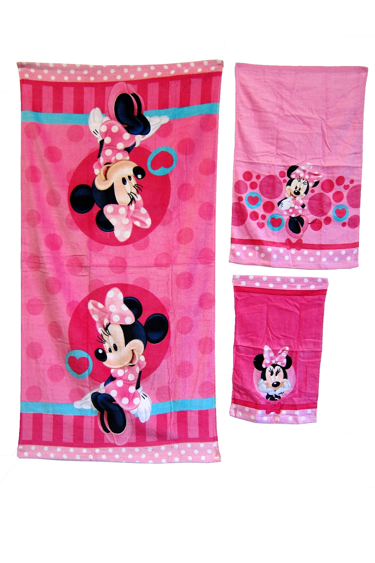 Minnie Mouse 3 piece Towel Set
