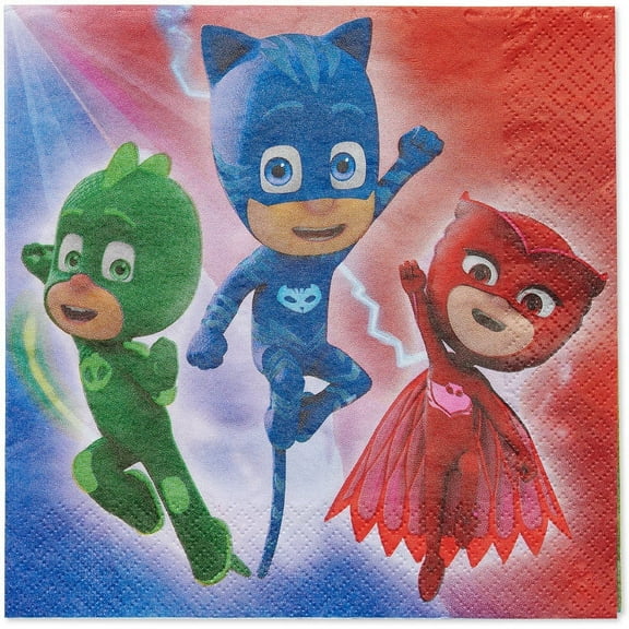 PJ Masks Party Paper Lunch Napkins, 16ct