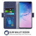 thumbnail image 2 of Mobile Phone Case for Samsung Galaxy Note 10 Plus Leather Cover, Samsung Galaxy Note 10+ Flip-Up Case for Samsung Galaxy Note 10 Plus Mobile Phone Covers, Blue, 2 of 6