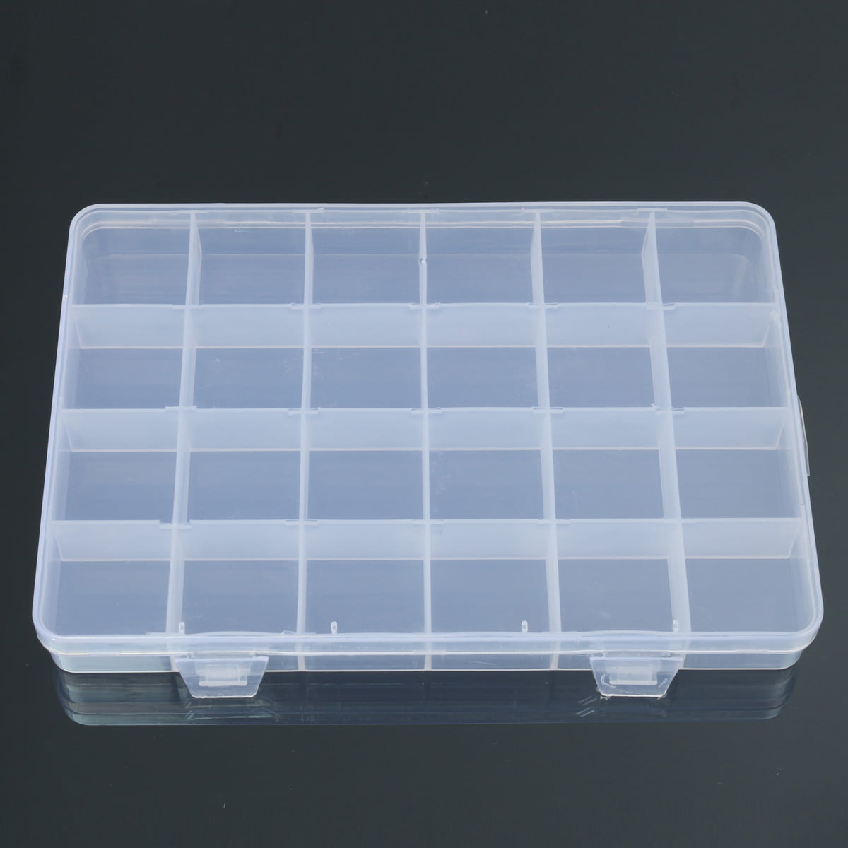 Storage Box Case Craft  Bead  Organizer   Bulk wholesale  LOT of 15 24 space 