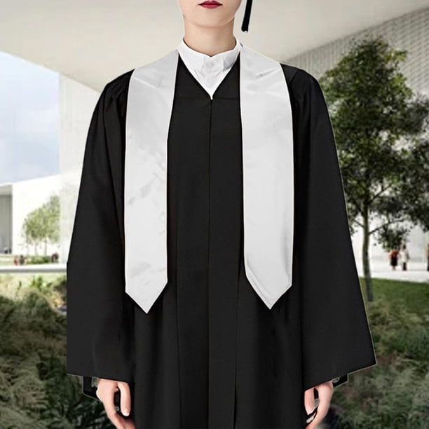 de graduación, bufanda, de honor lisa para sociedades de honor de escuela secundaria, universidad