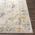 thumbnail image 3 of Surya Floransa FSA-2311 63 x 85" Rectangle Fabric Rug in Mustard Yellow/Gray, 3 of 4
