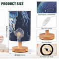thumbnail image 3 of Cartoon Transparent Jellyfish Table Lamp with USB Port LED Warm Light Lamp Night Light Home Decor, 3 of 7