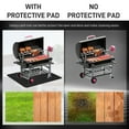 thumbnail image 3 of 60"×48" Under Grill Mat for Outdoor Grill,Double-Side Fireproof & Heat-resistant Outdoor Grill Mat, 3 of 8