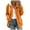 Orange, variant on Sevevn Women's Plus Size Plush Jacket Winter Full Zipper Plush Hooded Cardigan Jacket Soft And Oversized Warm Jacket Blue XL Summer Clearance