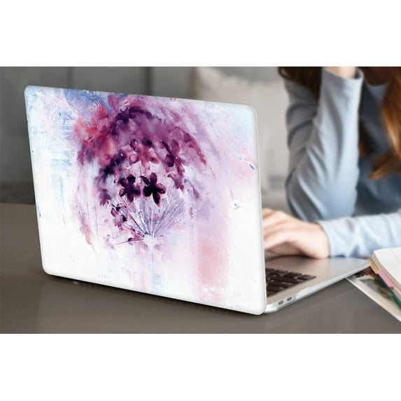 KSK KAISHEK Protective Case Hard Cover Only for 2018/2019/2020/2021/2022 Rel. MacBook Air 13 inchs with Retina Display and Touch ID Model: A2337 m1 A2179 A1932 Flower 0136 + Black Keyboard Cover