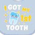 thumbnail image 4 of Inktastic I Got My 1st Tooth with Cute Tooth Baby Boys or Girls Baby Bib, 4 of 4
