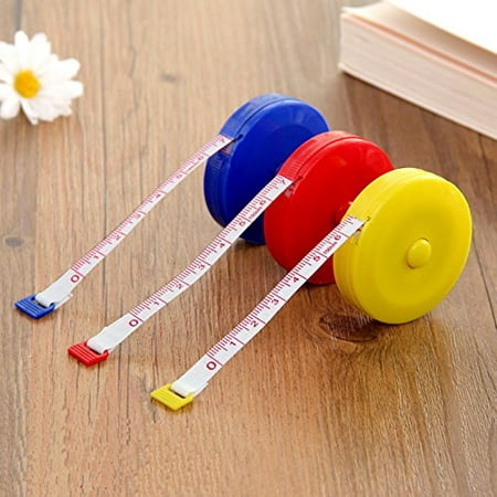 XIDUOBAO 60 Inch Mini Retractable Measuring Tape Ruler Soft Tape Measure Set for Body Measurement Sewing Tailor Cloth Pack of (Best Tape Measure In The World)