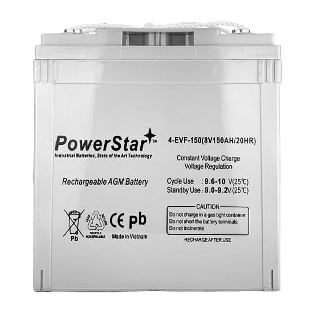 Banshee Sealed AGM 8 Volt Automotive Battery for Golf Cart, 150Ah
