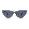 thumbnail image 4 of Womens Triangle Gothic Fashion Cat Eye Plastic Retro Sunglasses Grey - Black, 4 of 8