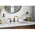 thumbnail image 3 of Kohler K-27428 Tone Towel Ring - Matte Black / Moderne Brass, 3 of 3