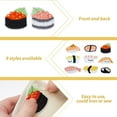 thumbnail image 4 of 18 parches termoadhesivos para alimentos, 9 estilos diferentes: parches bordados para reparar sushi, sashimi, temaki y chirashi., 4 of 6