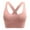05# Pink, variant on Sports Bra for Women Padded Medium Support Criss Cross Strappy Bras Seamless High Impact Yoga Exercise Athletic Bras Blue 34