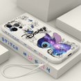 thumbnail image 3 of Funda de teléfono de TPU de Lilo & Stitch de Disney para Apple iPhone 15, 14, 13, 12, 11, XS, XR, X, 8, 7, SE Pro Max Plus, Mini, 3 of 5