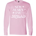 thumbnail image 3 of Inktastic New Year's Eve Squad with Stars in White Long Sleeve T-Shirt, 3 of 5