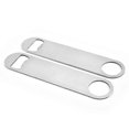 thumbnail image 4 of Heavy Duty Stainless Steel Flat Bottle Opener, Beer Corkscrew For Kitchen, Bar Or Restaurant (silver) (8pcs), 4 of 4