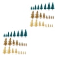 thumbnail image 4 of Monstrate 8-24PCS Navidad Pino pequeño Mini árbol Sisal Botella Cepillo Nieve Frost Árbol falso 24 trajes 2Conjunto, 4 of 6