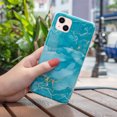thumbnail image 3 of Dteck Case Compatible for iPhone 13 6.1 inch,Shockproof Flexible Soft Rubber Silicone TPU Stylish Marble Pattern Slim Cover. For iPhone 13,B, 3 of 5