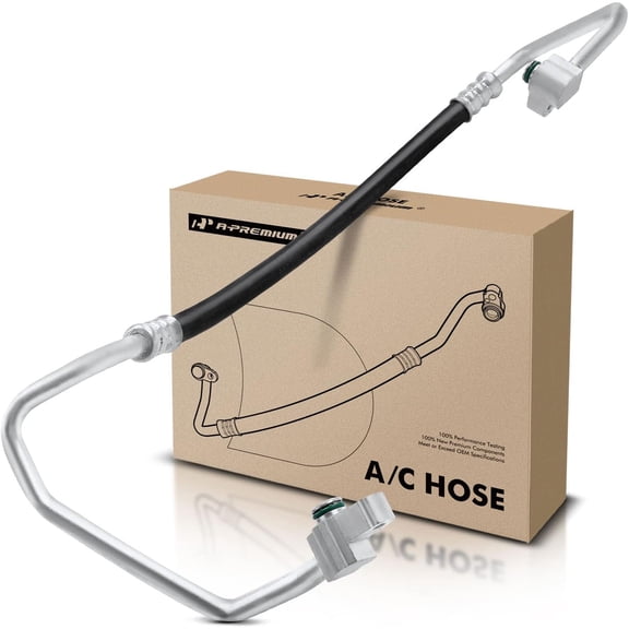 A-Premium A/C Discharge Line Hose Assembly Compatible with Toyota Corolla, Matrix, 2009 2010, 1.8L, Compressor to Condenser