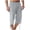 Gray, variant on CHUMUD Men's Cotton Linen Shorts Relaxed Fit Elastic Waist Shorts Stretchy Capris Summer Casual with Pockets