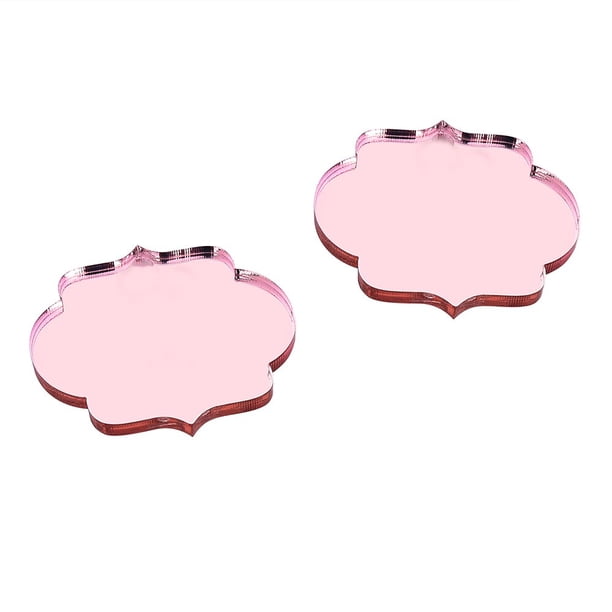 Etiqueta personalizada con grabado de espejo, decoración acrílica con nubes de amor, nombre de fiesta de boda, bautismo de bebé, regalo personalizado, 20/50/100 Uds.