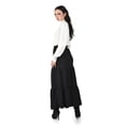 thumbnail image 3 of Falda larga con vuelo Roman Fashion /Juvenil, 7061 (Negro) negro M, 3 of 4