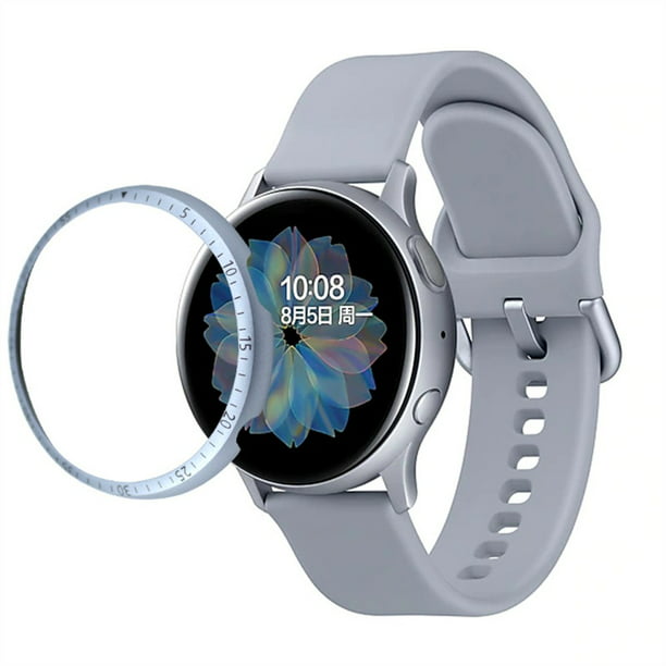 kutter butik pessimist YuiYuKa Case For Samsung Galaxy Watch active 2 40mm 44mm Protector Bezel  Ring Accessories Adhesive Metal Bumper Cover Active2 40 44 mm - blue -  Walmart.com