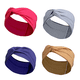thumbnail image 1 of Diademas anchas para mujer, bandas para el cabello antideslizantes, torcidas, tocados, accesorios para el cabello gruesos y elásticos de moda, 1 of 5
