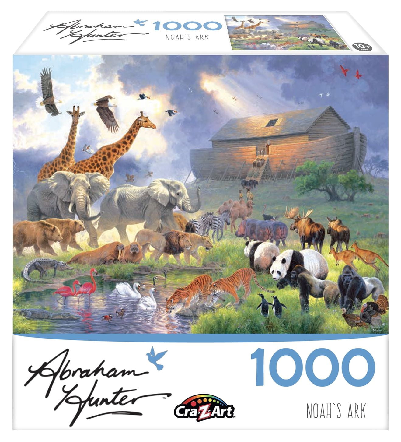 Cra-Z-Art Abraham Hunter 1000-Piece Noah's Ark Adult Jigsaw Puzzle