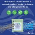 thumbnail image 4 of LivePure CocoCarbon Coconut Carbon Air Purifying Bag Odor Eliminator 7-Pack, Grey, 4 of 9