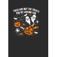 thumbnail image 2 of Women's Star Wars Halloween Not the Treats  Graphic Tee Black Medium, 2 of 4