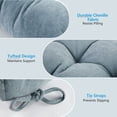 thumbnail image 3 of KAIPARA Large Floor Pillow 22x22 Inch, Chair Cushions Sitting for Adults Kids, Floor Pillow for Yoga or Meditation, Chenille Tufted Design for Bench, 3 of 8