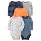 thumbnail image 1 of Body Simple Joys by Carter's Baby Boys para niños de 3 a 6 meses, paquete de 5, 1 of 2