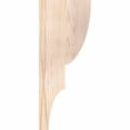 thumbnail image 3 of 3 1/2"W x 8"D x 20"H Ridgewood Smooth Corbel, Douglas Fir, 3 of 9