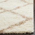 thumbnail image 2 of Safavieh Dallas Shag Collection 5 x 7 Foot Indoor Carpet Area Rug, Ivory/Beige, 2 of 5