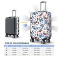 thumbnail image 6 of Xecao Retro Butterfly print Elastic Luggage Cover, with double-sided print , is perfect for travel, business, and daily use, 6 of 9