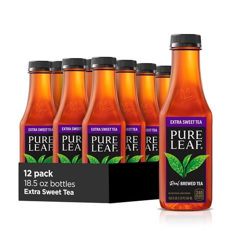 Pure Leaf Extra Sweet Tea, 18.5 Oz Bottle - 12 Pack