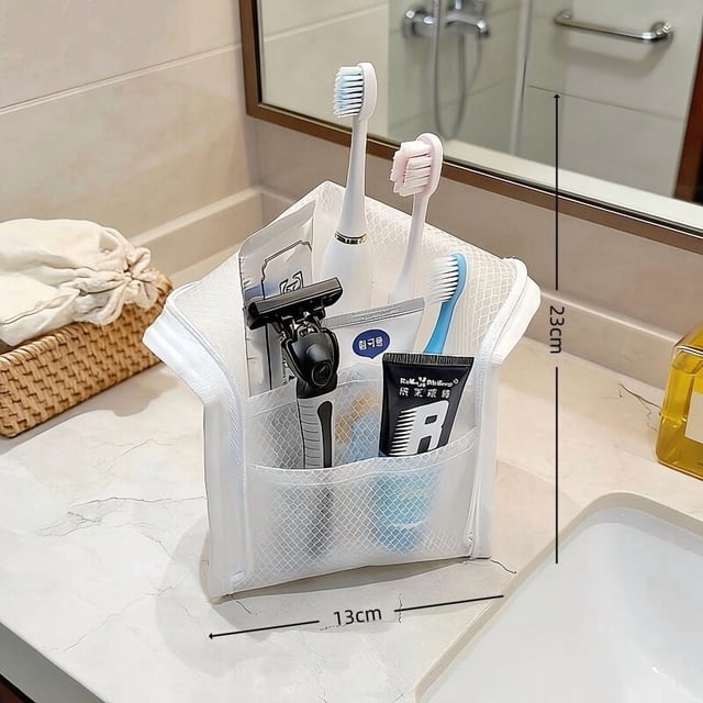 Neceser de pie | Organizador de viaje portátil de EVA | Almacenamiento colgante plegable transparente para cosméticos, maquillaje y accesorios de baño