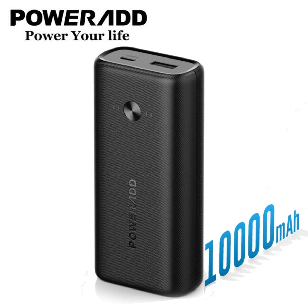 Poweradd 10000mAh portable Power Bank Backup USB Battery Charger For