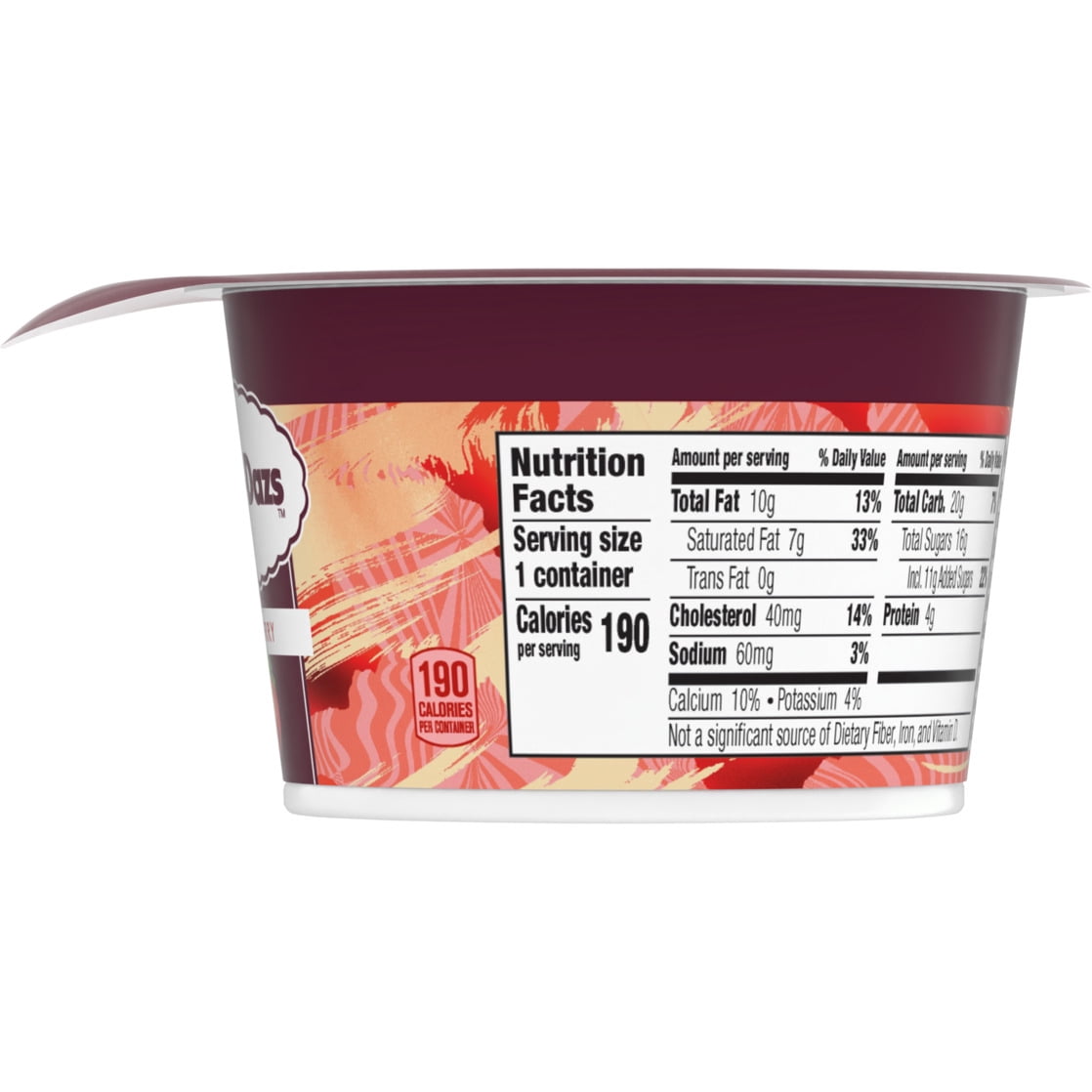 Haagen Dazs Cultured Cream Yogurt Style Snack, Strawberry, 4 oz Cup