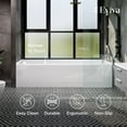 thumbnail image 5 of Eviva Nova Alcove 60 in. Acrylic Bathtub with Right Hand Drain, 5 of 6